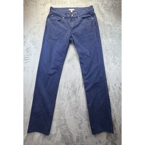 Peter Millar Pants Mens Size 32x34 Blue Five Pocket Stretch Cotton Twill Spandex